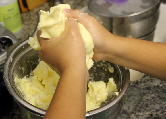 butter kneading